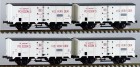 32063 LS Models Set of 4 box cars tipe Idls Transport de poissons
